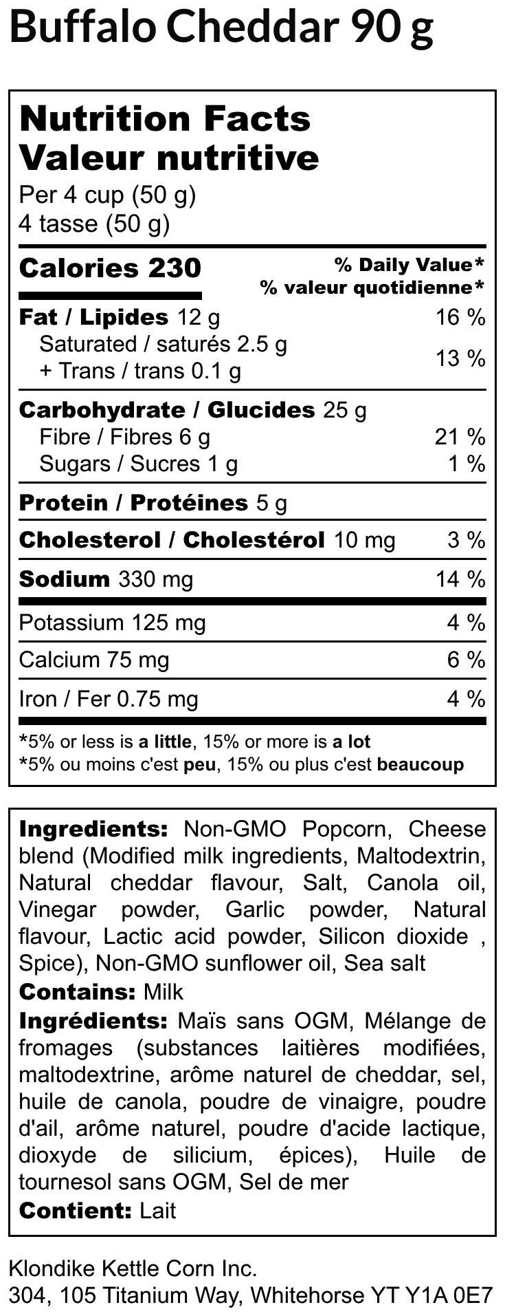Buffalo Cheddar Popcorn