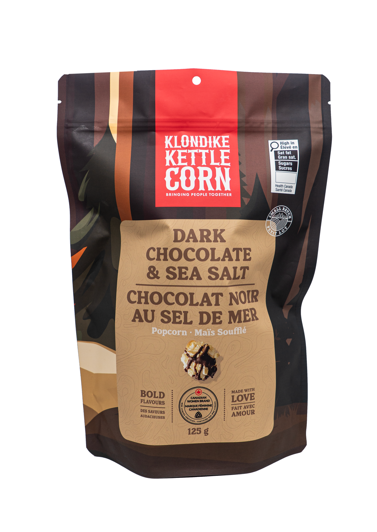 Dark Chocolate & Sea Salt Popcorn