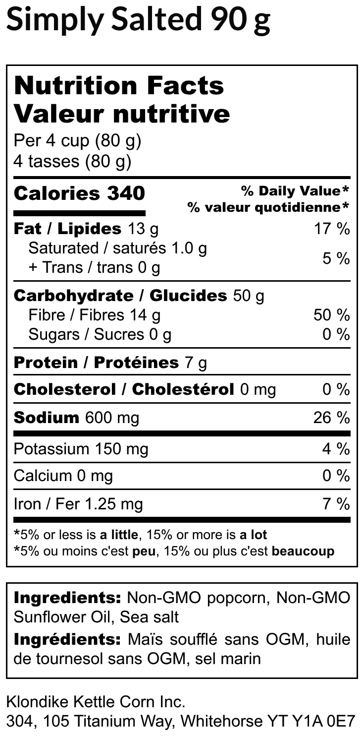 Simply Salted Popcorn